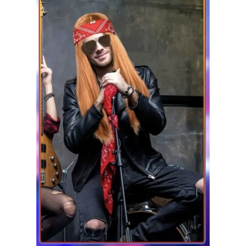 Halloween Costume Biker Rocker Costumes '90s Cosplay Punk Rock Costume - Picture 7 of 10